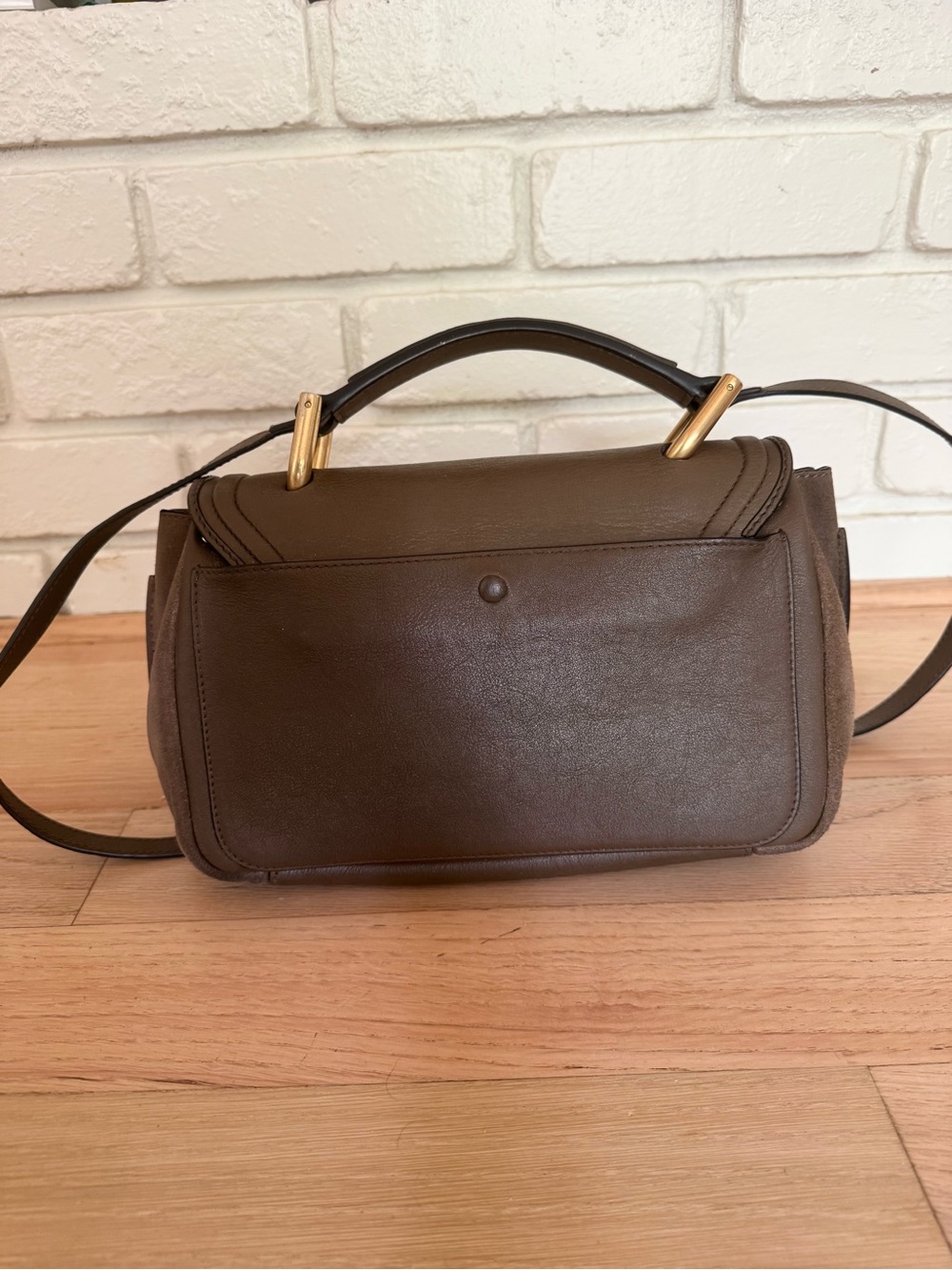 Chloe Indy brown satchel shoulder bag crossbody - Picture 2 of 9